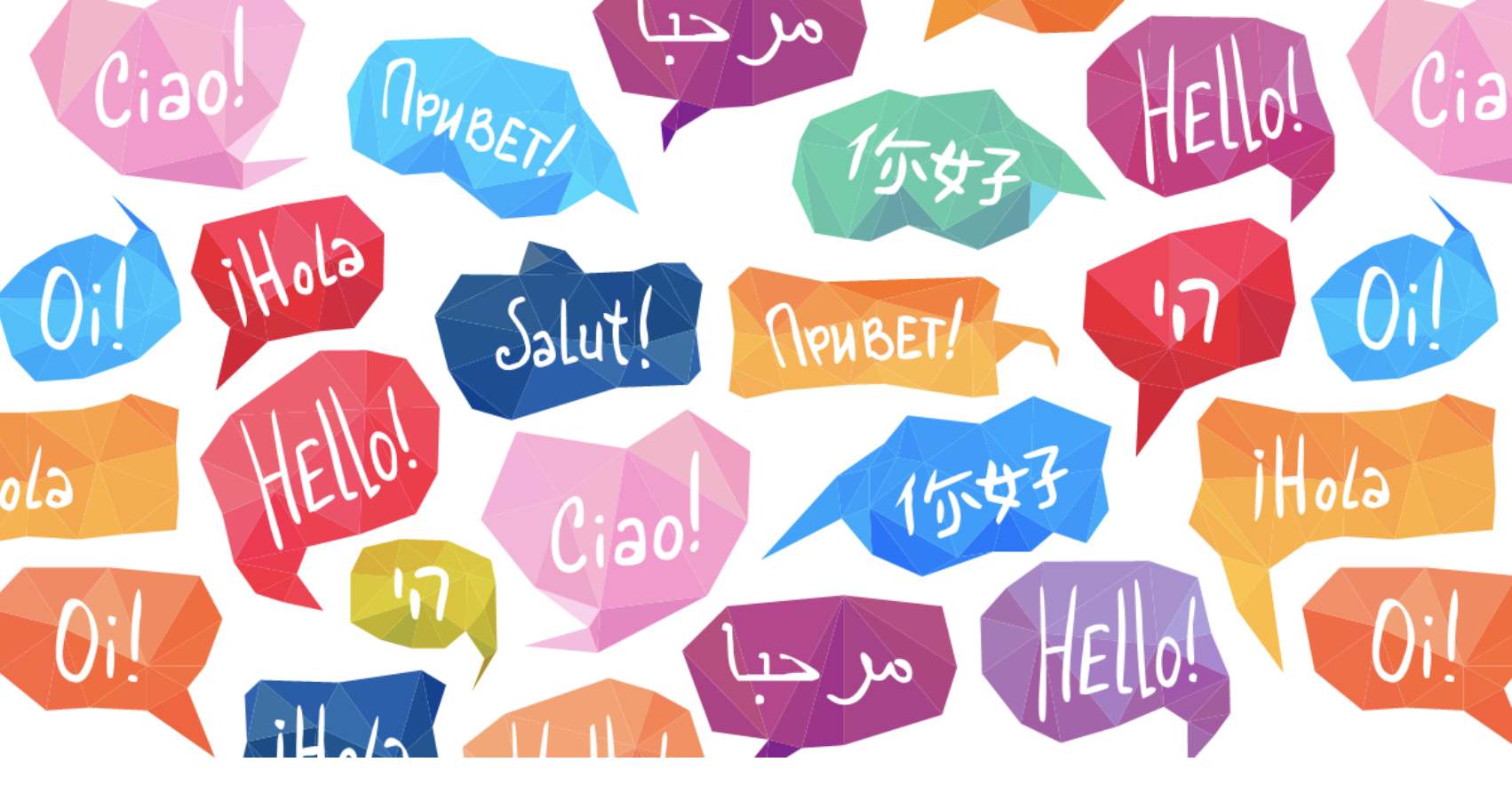 Люди разговаривают на разных языках