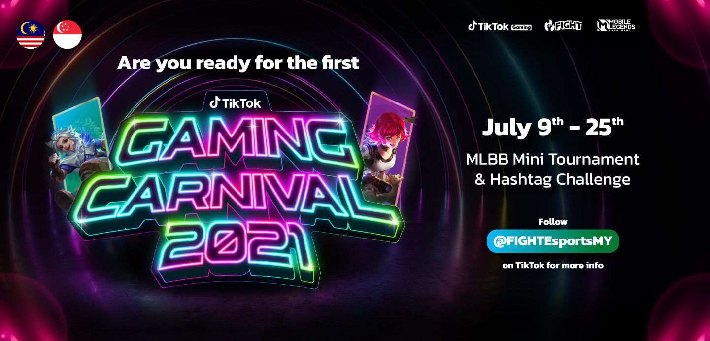 TikTok Joins Forces with FIGHT Esports to Activate TikTok Gaming Carnival 2021